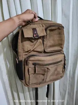 Tas Ransel Kanvas