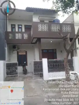 Rumah tingkat di sewakan di bekasi utara