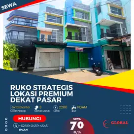 Ruko Strategis di Lokasi Premium