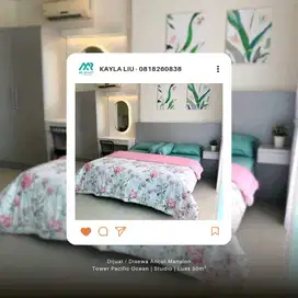 Apartemen Ancol Mansion Studio Full Furnish Lantai Tinggi