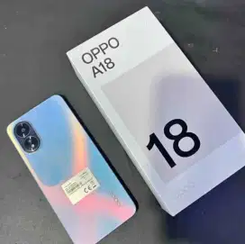 Promo Oppo A18 ram 4+4/128gb segel garansi resmi