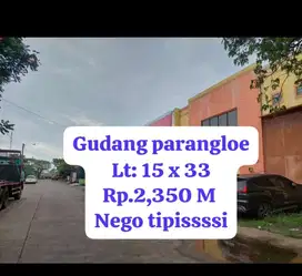 Di Jual Murah Gudang di Parangloe