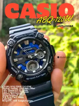 Jam tangan casio aeq 120w