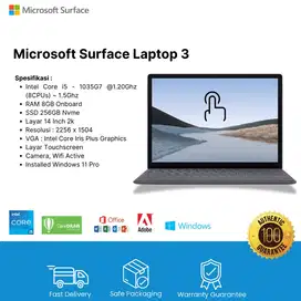 Microsoft Surface Laptop 3 Touchscren i5 Gen10 8-128Gb Mulus R-RTV