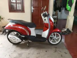 Scoopy 2012 merah putih murah jos