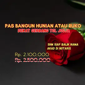 Promo Eksklusif Lokasi Dekat Kota Jogja!