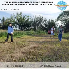 Tanah Luas dan murah di Junrejo kota Batu