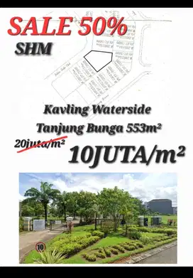 Turun Harga Kav.Waterside, Tanjung Bunga