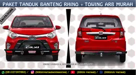 PAKET TANDUK MOBIL RHINO BANTENG PLUS TOWING MOBIL ARB MURAH