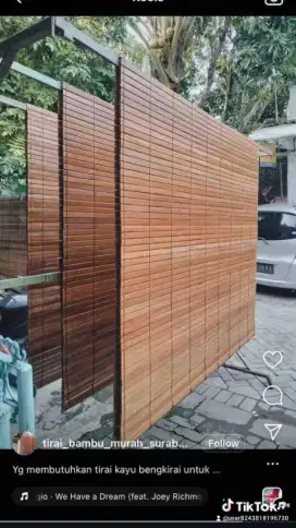 TIRAI BAMBU TIRAI KAYU SURABAYA: