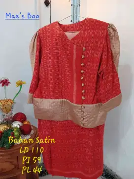 Baju stelan Wanita Satin