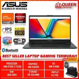 ASUS VIVOBOOK GO 14 E1404FA AMD RYZEN 5 7520U 16GB DDR5 512GB BLACK