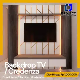 Backdrop TV murah