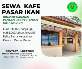 Disewakan tempat berjualan cocok untuk warung makan