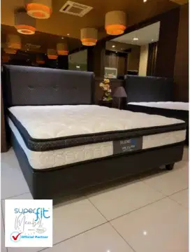 SET KASUR SPRINGBED SUPERFIT NEO PLATINIUM NEO POCKET NEO SILVER