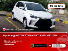 [KM ANTIK 1RB ] Toyota Agya 1,2 G CVT AT Dual VVTi Putih NIK 2024.