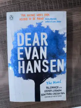 Novel Dear Evan Hansen