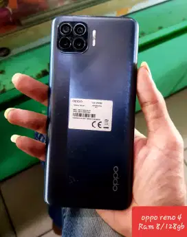 Oppo reno 4F Ram 8/128gb