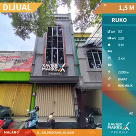 Dijual Ruko Lokasi Strategis Tengah Kota di Galunggung Malang