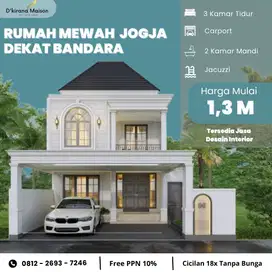 Rumah Mewah American Style Dekat Bandara Jogja! Hanya 1,3Man Saja!