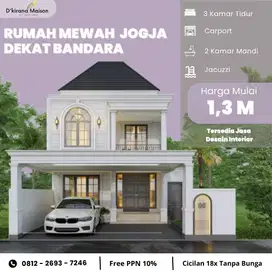 Rumah Jogja Mewah Strategis Dekat Fasilitas Umum! Start 1,3 M Saja!