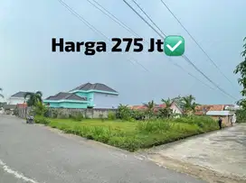 Tanah Palembang JL Sukabangun2 dekat simpang Y Bakso sony