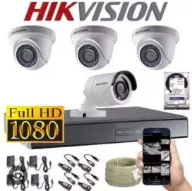 PAKET CAMERA CCTV LENGKAP PEMASANGAN