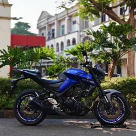 YAMAHA NEW MT25 BIRU 2020 KM LOW PAJAK HIDUP AMAN