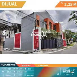 Properti Langka Rumah Kos Hook di Bantaran Lowokwaru Malang