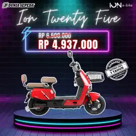 Promo Akhir Tahun Sepeda Listrik Ion Twenty Five dinamo 500W