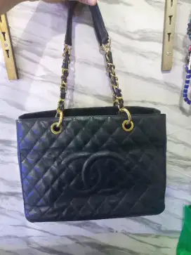 Chanel GST Caviar Tote Bag second original