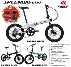 Sepeda Lipat 20 Pacific Splendid 200 (Sale Display)