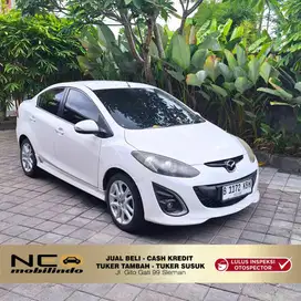 [ Angsuran 2 Jutaan ] MAZDA 2 SEDAN 1.5L R AT 2012 PUTIH