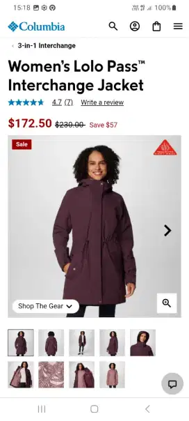 Columbia Lolo's Pass Interchangeable Jacket