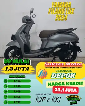 YAMAHA FILANO LUX TAHUN 2024 PROMO DP MURAH FREE ONKIR SEJABODETABEK