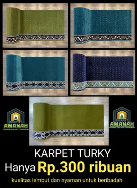 KARPET MASJID BERKUALITAS TERBAIK DARI LOKAL HINGGGA IMPORT TURKY