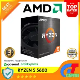 New Processor AMD RYZEN 5 5600 BOX 6-Core 12-Thread