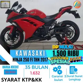 NINJA 250 FI JUAL CEPAT CASH&KREDIT FREE VOUCHER 300K