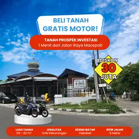 100 Jutaan Kavling Dekat Kampus Unesa, Motor Scoopy Menanti Anda