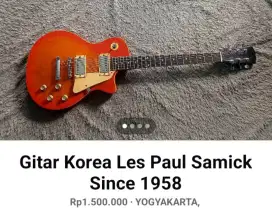 Gitar Elektrik Samick Les Paul Korea Since 1958