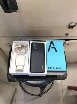 oppo a95 ram 8/128 lengkap masi ori galo