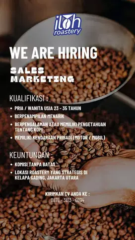 Sales Menjual Biji Kopi