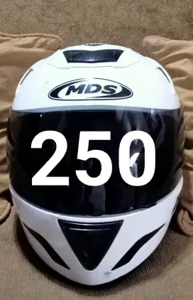 Helm fullface MDS Victory putih size M