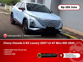 [SUNROOF] Chery Omoda 5 RZ Luxury 230T 1.5 Camera360 AT Biru NIK 2023