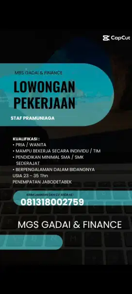 Lowongan Kerja Jaga Toko ITC Depok, PGC & Ambasador