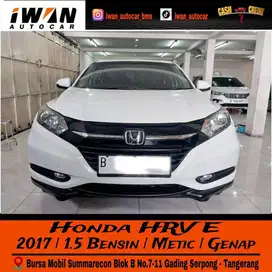 2017 Honda HRV E 1.5 AT Dp 10jtan