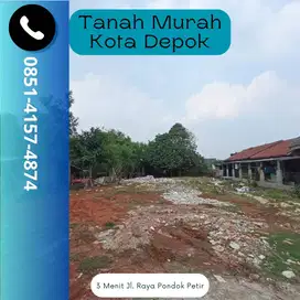 Jual Tanah Murah Dekat Jl.Raya Pondok Petir, Legalitas SHM