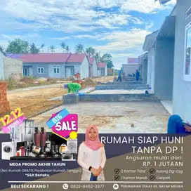 Rumah subsidi luas 78 belakang pasar Natar