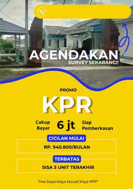 Rumah termurah di mojokerto tengah kota PROMO KPR SHM