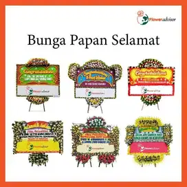 Custom Karangan Bunga Papan Grand Opening - Single